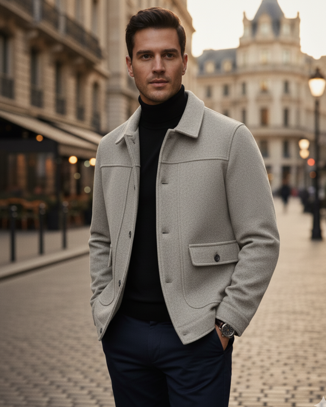Abrigo de Estilo Urbano Clásico