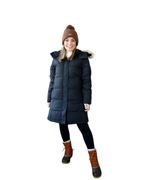 Chaqueta Acolchado de Largo Extendido para Máxima Calidez Para Mujer®