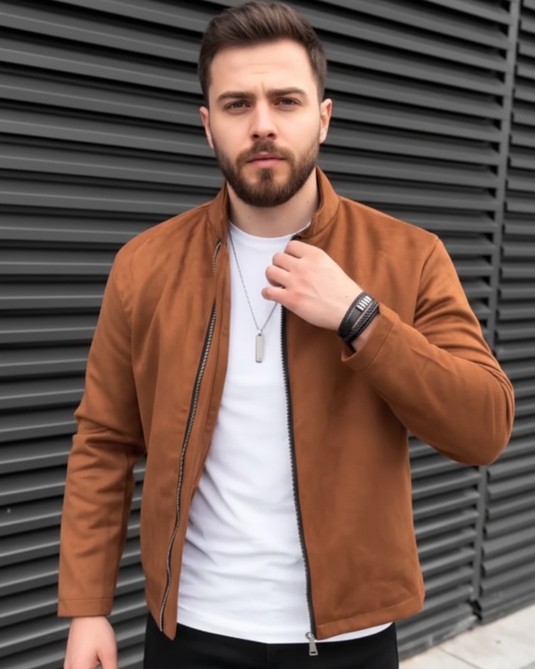 Chaqueta con Cremallera para Hombre