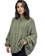 Cárdigan holgado de punto para mujer®