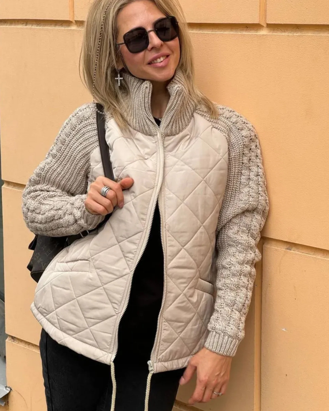 Chaqueta casual de manga larga con cremallera para mujer ®