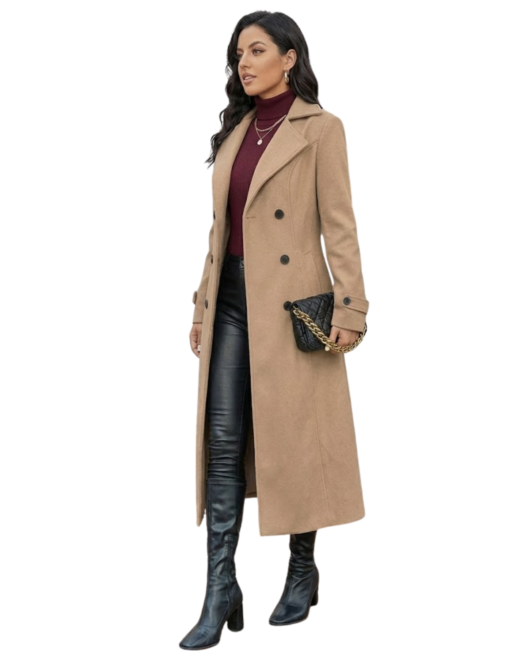 Chaqueta Elegante con Cierre de Botones para Mujer®