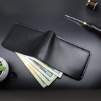 Billetera de Cuero con Diseño Elegante y Costuras Reforzadas®