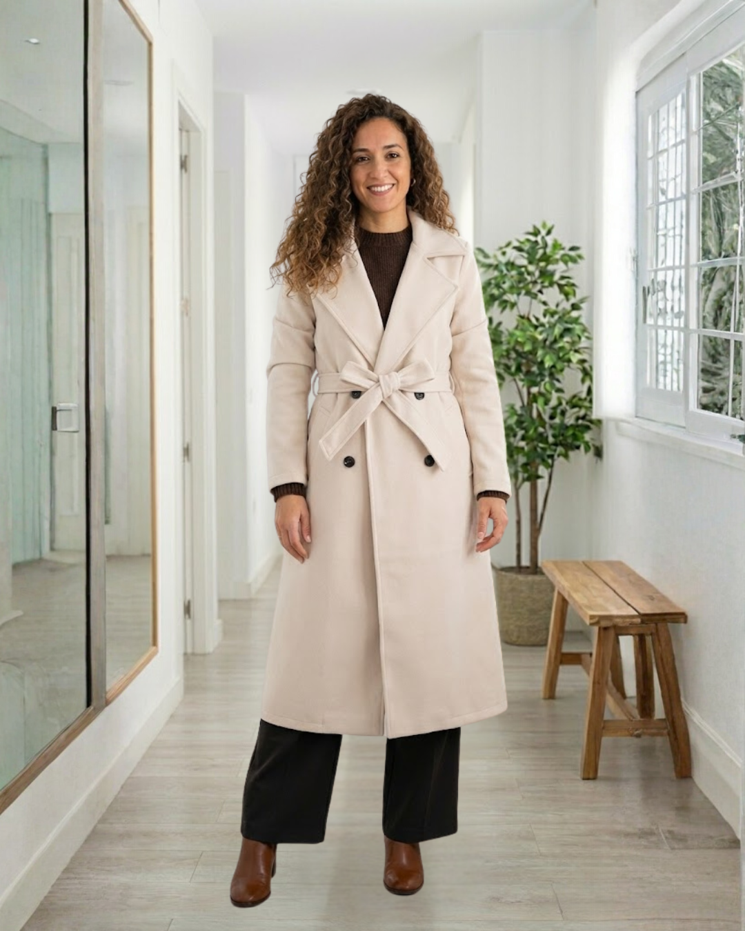 Abrigo Largo y Elegante para Mujer®