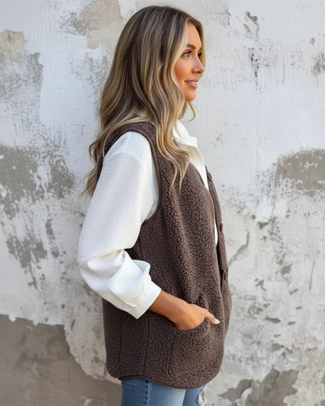 Chaleco acolchado para mujer