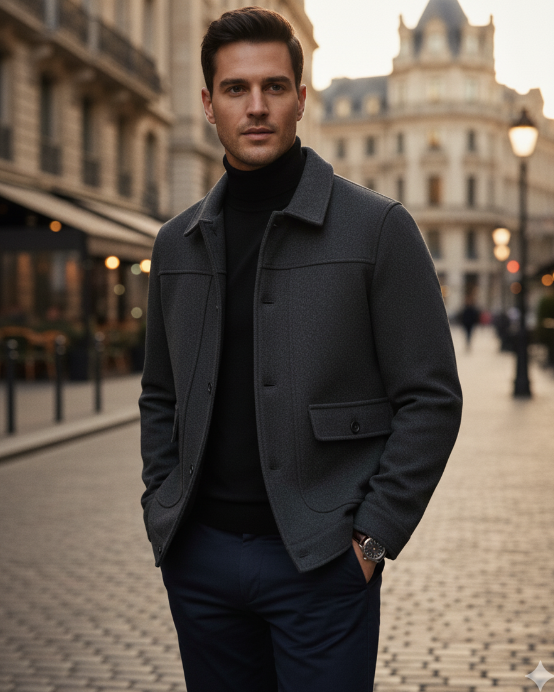 Abrigo de Estilo Urbano Clásico