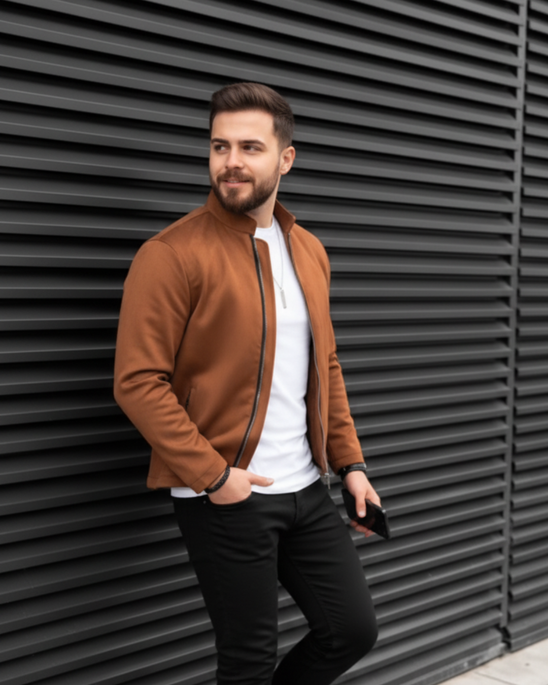 Chaqueta con Cremallera para Hombre