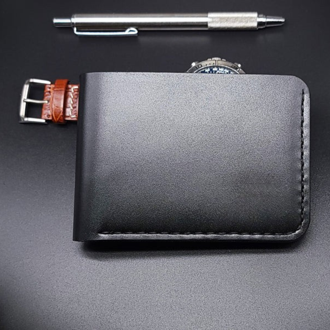 Billetera de Cuero con Diseño Elegante y Costuras Reforzadas®