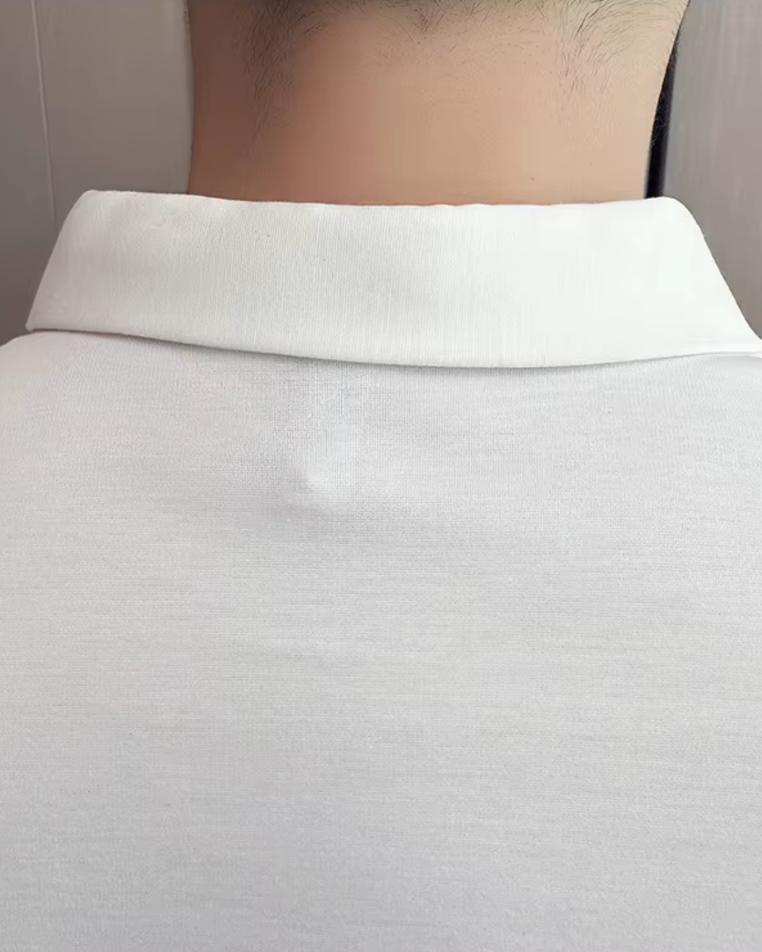 Polo de Hombre de Gran Elasticidad, Ligero, Suave y Resistente a las Arrugas en Color Liso