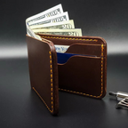 Billetera de Cuero con Diseño Elegante y Costuras Reforzadas®