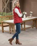 Chaleco Acolchado sin Mangas de Confort Térmico Para Mujer®